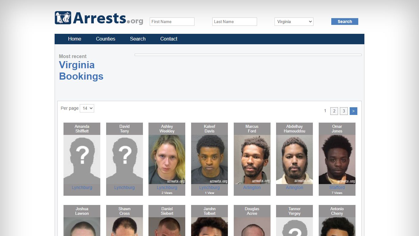 Virginia Arrests and Inmate Search